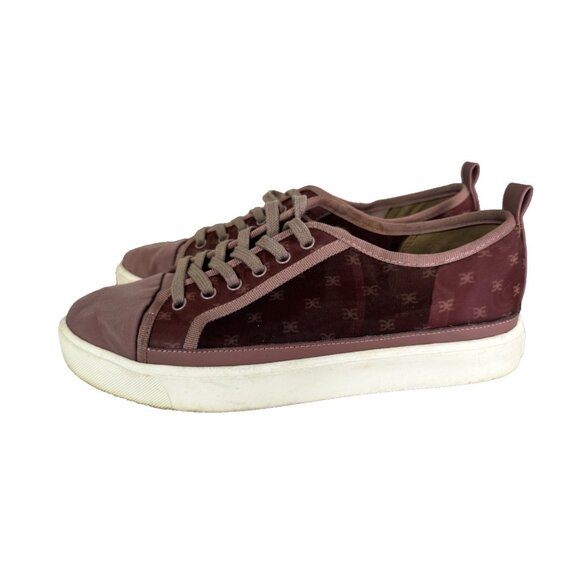 Sam Edelman Edelyn Womens 9.5 Sneakers Pink Blush Mesh Cottagecore - Picture 2 of 16